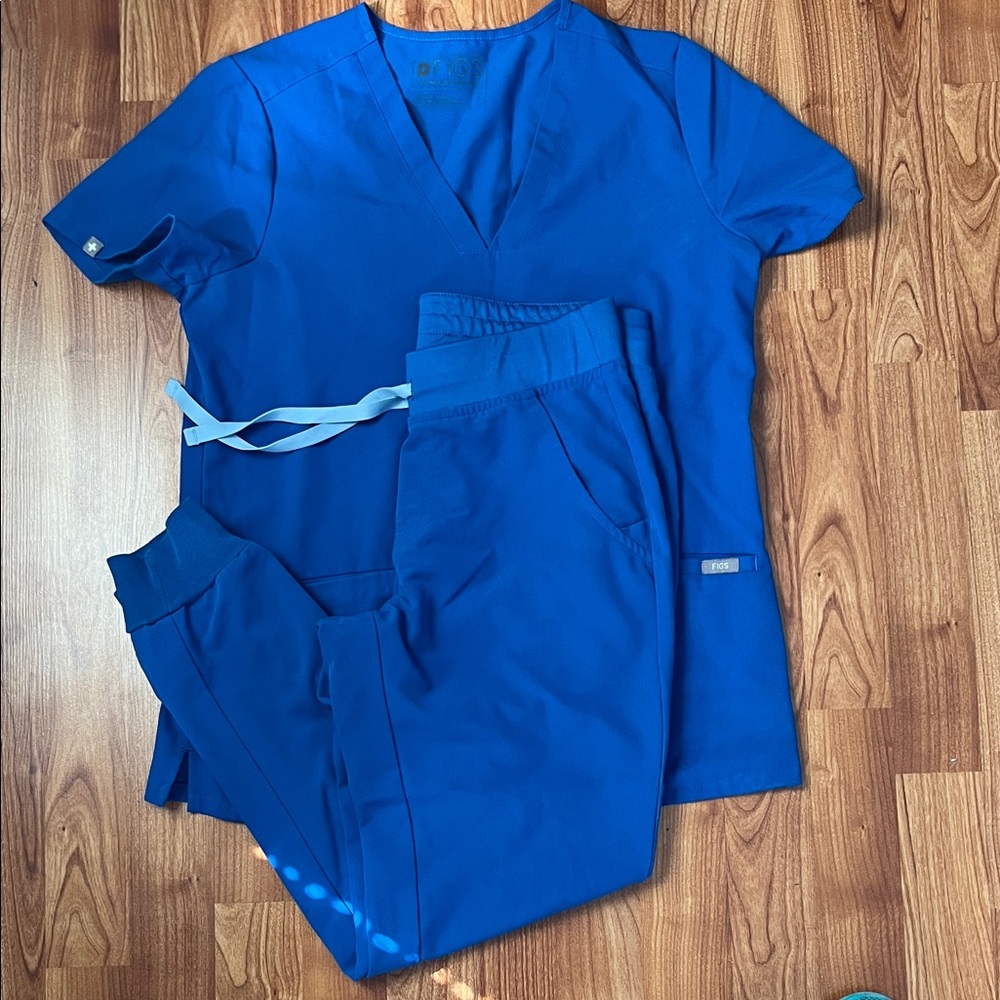 Figs | Blue Scrub Set | S